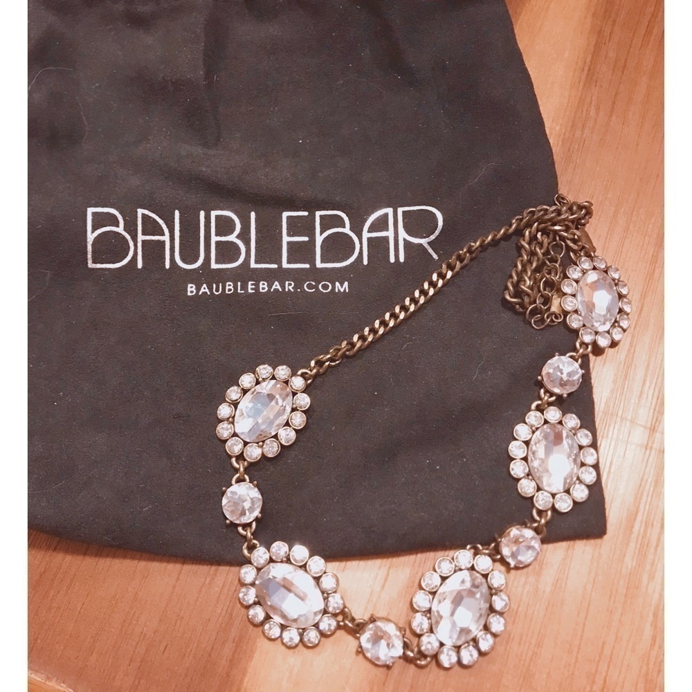 Baublebar Crystal Dahlia Strand Necklace - Picture 3 of 5
